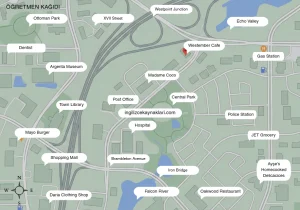 [A2/B1/B2] Haritada Yer Bulma Oyunu [İngilizce] 🗺️